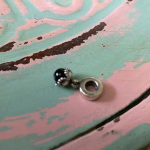 Pandora Black Onxy Bead Charm Sterling Silver